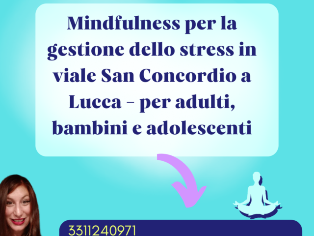 è una copertina relativa all'articolo in cui parlo della Mindfulness come strumento per la gestione dello stress a Lucca, per bambini, adolescenti e adulti